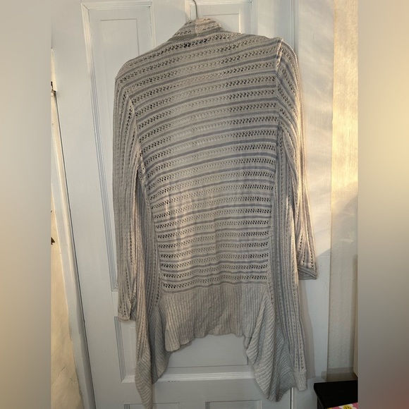 NIC + ZOE Size Medium COURTYARD DRAPEY KNIT CARDIGAN SWEATER IN MULT - Picture 10 of 10